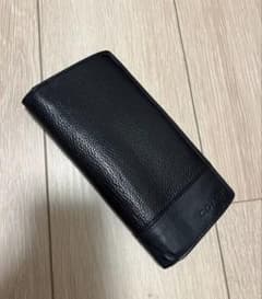 ブラックレザー　長財布　COACH ブランド　財布　ウォレットのサムネイル