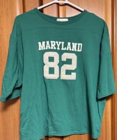 MARYLAND 82 ロゴプリント 半袖Tシャツ グリーンのサムネイル