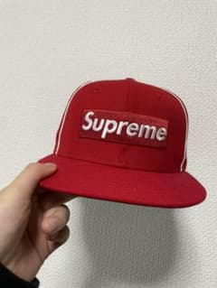 supreme シュプリーム キャップ　ニューエラ　レッドのサムネイル