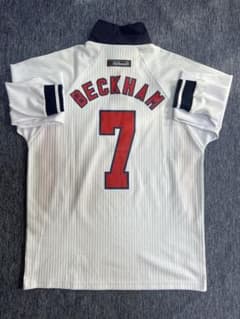 UMBRO イングランド 1998 ベッカム 7 長袖シャツ - メルカリ