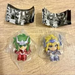 【新品未使用】まちぼうけ 聖闘士星矢 アンドロメダ瞬・キグナス氷河 2体セットのサムネイル