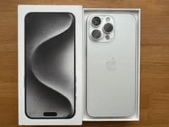 【超美品】Apple iPhone 15Promax512GB 本体 元箱付きのサムネイル