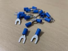 圧着端子（Y型）FV2-4A　100個【ビニル絶縁付先開形端子】JST製のサムネイル