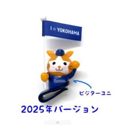 横浜DeNAベイスターズ【キャップマスコット】2025ビジターユニ