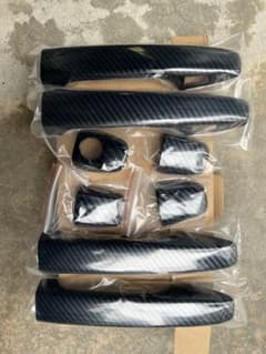 WRXsti用　ドアハンドルカバー カーボン風　8点セットのサムネイル