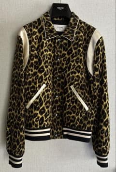 新品未使用 CELINE レオパード テディジャケット サイズ46 チーター 新品未使用 CELINE レオパード テディジャケット サイズ46 チーター