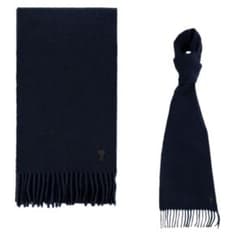 AMI PARIS ウール マフラー NAVYのサムネイル