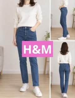 H&M &DENIM スキニーアンクルパンツ 30インチ