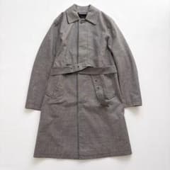 マッキントッシュ ロロピアーナ ベルト付き ステンカラーコート 千鳥柄