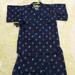 MKさん専用 甚平 110㎝ マリン柄 双のサムネイル