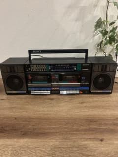 ソニー　CFS-W600 ダブルラジカセ　レトロ　動作確認済み ソニー CFS-W600 ダブルラジカセ レトロ 動作確認済み - メルカリ