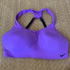 Nike Dri-FIT Purple Crossback Bra, Size M