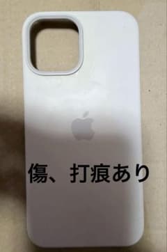 iPhone12ProMax アップル純正 シリコンカバー ホワイトのサムネイル