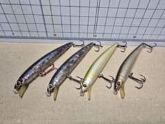 LUCKY CRAFT フラッシュミノー　　（SPとF）　　　4個セットのサムネイル