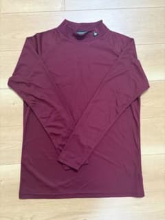 le coq sportif ゴルフウェア長袖ハイネックシャツ M ボルドーのサムネイル