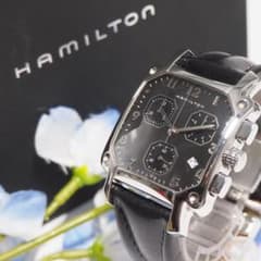 美品 ハミルトン Hamilton ロイド クロノ デイト 腕時計 箱 F718 美品 ハミルトン Hamilton ロイド クロノ デイト 腕時計 箱 F718