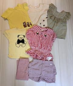 女の子80〜90cm 夏服まとめ売り7点 保育園 - メルカリ
