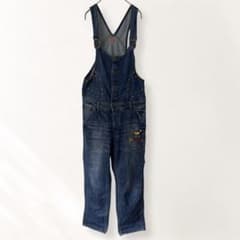 Titikaka Denim Jumpsuit Overalls Embroidered Casual M 《e467