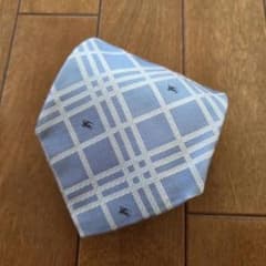 ネクタイ　2本でおまとめ　バーバリーロンドン　チェック　総柄　ホースロゴ バーバリー ロンドン ネクタイ ブルー シルバー チェック ホースロゴ