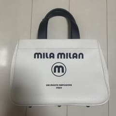 【値下げ交渉可】mila milan ハンドバッグ ミラミラン　トート　B5のサムネイル