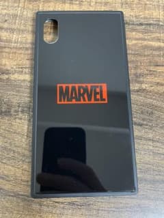 iPhone XS max用　MARVEL スマホケース　黒のサムネイル