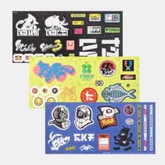 スプラトゥーン3 イカすステッカーシール　3枚セット　非売品のサムネイル