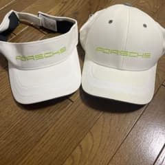 PORSCHE ゴルフ キャップ バイザー セット ホワイトのサムネイル