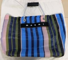 MARNIマルニ フラワーカフェ ストライプ バッグのサムネイル