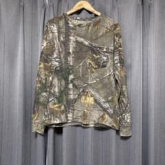 REALTREE Xtra カモフラ柄 ポケット付き 長袖カットソーMのサムネイル
