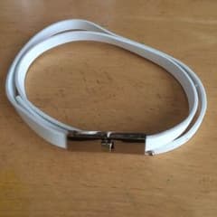 ベルト ホワイト シルバーのサムネイル