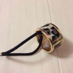 ヘアーカフス(レオパードxベージュ)のサムネイル