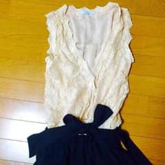 リップ キュロット オールイン 美品 値下げ♡のサムネイル