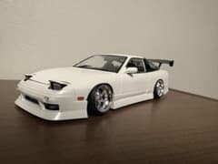 URAS 1/24 日産 180SX プラモデル 完成品のサムネイル