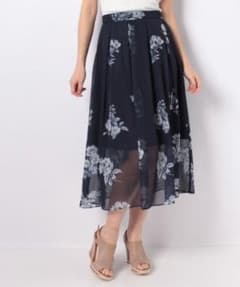 期間限定価格❣️【未使用】 31 Sons de mode花柄プリントスカートSのサムネイル