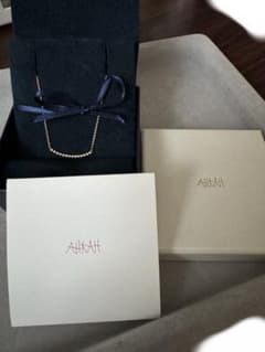 美品 AHKAH 販売証明書あり ビリーブユーネックレスショートのサムネイル