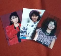 値下げ 中山美穂 写真 ３枚セットのサムネイル