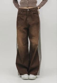 The toe Emirates Track Denim Pants ブラウンのサムネイル