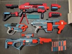 NURF ナーフ スポンジ銃 4点セット ハワイモデルスナイパー有り 動画有り NURF ナーフ スポンジ銃 4点セット ハワイモデルスナイパー有り 動画