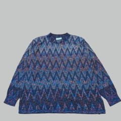 Vareuse-TOKYO- 総柄 長袖ニット セーター トップス