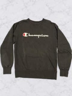 Champion チャンピオン スウェット トレーナー ブラック M ロゴ 刺繍のサムネイル