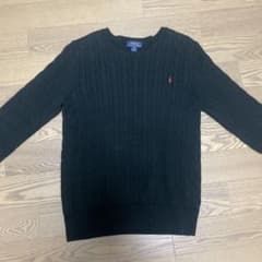 POLO RALPH LAUREN ケーブルニット セーター ブラックのサムネイル