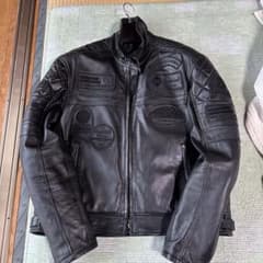 DEGNER CLASSIC BRAND ブラックレザーライダースジャケットのサムネイル