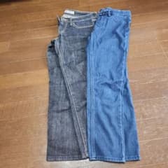 ユニクロスキニーパンツ2本セットのサムネイル