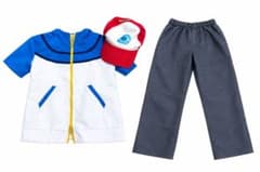 サトシ風 子供用 コスプレ 3点セット ハロウィン 仮装のサムネイル