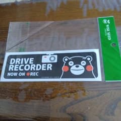 くまモン ドライブレコーダー ステッカーのサムネイル