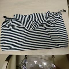 UVカット 抱っこひも ベビーカー ストライプ ケープのサムネイル