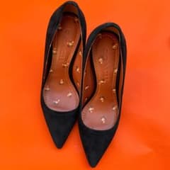 靴　COACH  パンプス 黒  冬のサムネイル