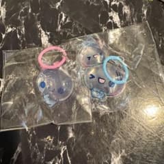 あわあわちゃん　めじるしアクセサリー 2個セット　ガチャガチャのサムネイル