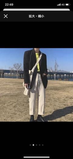 美シルエットデニムジャケットのサムネイル