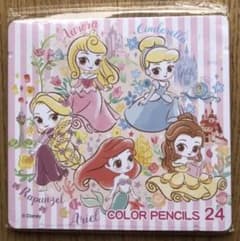 【新品】ディズニー　プリンセス  24色　色鉛筆のサムネイル